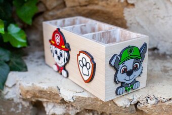 drevený pastelovník lapková patrola - 4