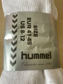 Biele dlhé ponožky Hummel - 4
