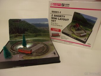 Predám mini krajinku s vláčikom Z: 20 x 17 cm - 4