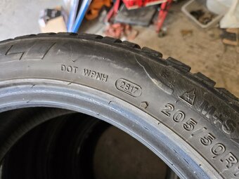 4x zimné pneu 205/50r17 - 4