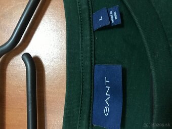 NOVÉ GANT originál vojenská zelena pánske tricko L/XL - 4