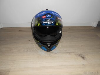 Predam krasnu novu moto prilbu znacky SHARK SPARTAN GT REPL - 4