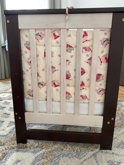 Detská drevená postieľka - 4