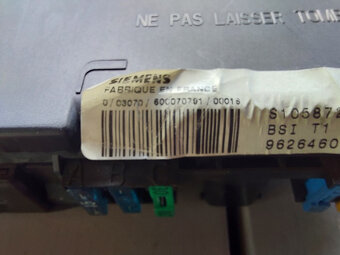 set BSI + riadačka + klúč na peugeot 206 1.4 benzín KFX 55kw - 4