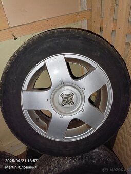 Predám disky s pneumatikami na Volkswagen Golf 4. - 4