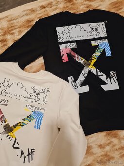 Off white mikina tričko - 4