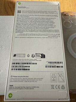 iPhone 16 Pro Max 256 gb Black Titanium - nerozbalený,záruka - 4