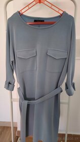 Šaty bledomodré MOHITO S - 4