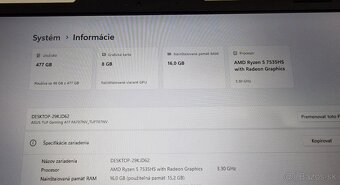 Herný Asus TUF Gaming A17 RTX 4060 - 4