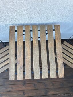 PREDANE - IKEA TÄRNÖ Stôl+2stoličky na balkon/terasu - 4