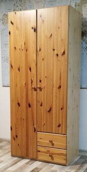 drevena skrina ikea,s nadstavcom, 88x50x240 cm - 4