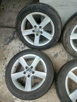 4ks alu disky orig. Vw 5x112 r16 205/55 r16 6mm - 4