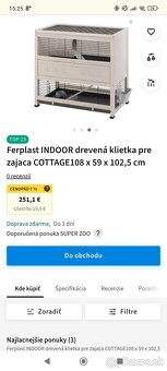 Dvojposchodova klietka pre zajaca - 4