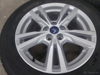 5x108R17 elektrony orig.FORD -235/55R17 DUNLOP zimné pneu - 4