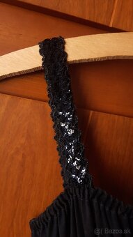 Čierne slávnostné šaty - 4