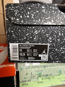 Nike Air Jordan 4 Retro Military Black , 45 - 4