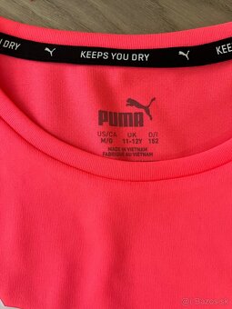 Puma sýto ružovo koralové tričko číslo 152 nove - 4