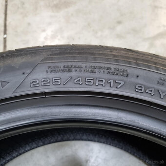 Letné pneumatiky 225/45 R17 GOODYEAR DOT2319 - 4
