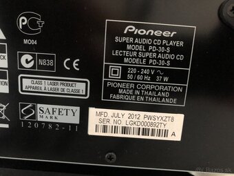SACD prehrávač Pioneer PD-30, podpora iPad, iPhone - 4