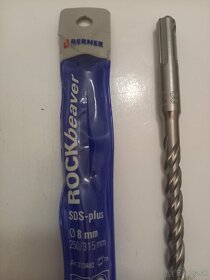 Vŕtak do betónu 8mm zn:Berner,vŕtačka,naradie - 4