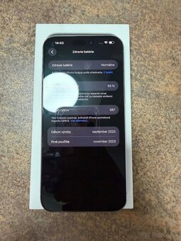 Predam iPhone 15 PRO max 256gb white - 4