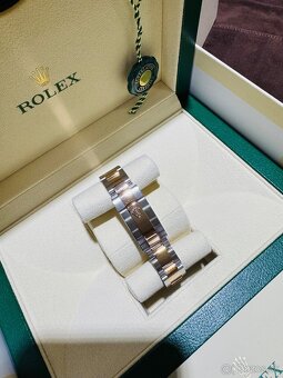 Rolex Datejust ružove zlato diamanty 31m - 4