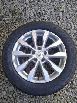 215/60 R 17 96 H letné + alu disky RENAULT + TPMS. - 4