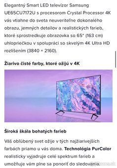 50” (127cm) 4K Samsung Smart TV v zaruke - 4