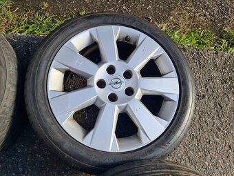 zimní Alu kola disky orig Opel saab 5x110 7jx17 et - 4