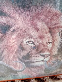 Obraz z puzzle – Africká divočina, zarámovaný a zasklený - 4
