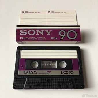 AUDIOKAZETY - MC KAZETY - SONY UCX 90 CHROME (REZERVOVANÉ) - 4