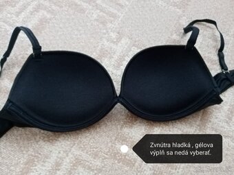 Značkové gélové push-up podprsenky - 4