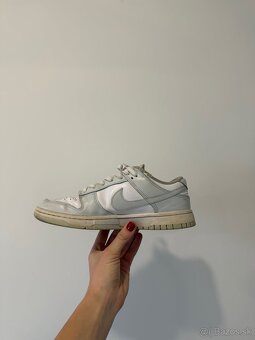 Nike dunk white/grey tenisky - 4