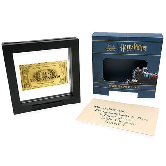 Zlatá minca 0,5 g Harry Potter - Lístok do Rokfortu 2024 - 4