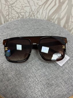 Damske slnecne okuliare chanel hnede - 4