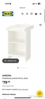 Prebaľovací pult IKEA SMAGORA - 4