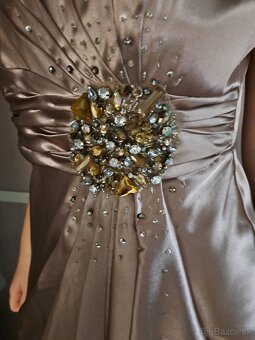 Zlaté šaty na stužkovú - 4