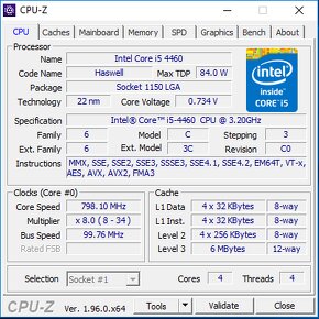 set MB + I5-4460 + 8GB RAM - 4
