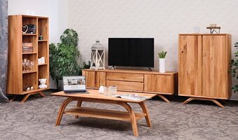 Masívny dubový konferenčný stolík - 4