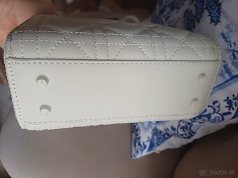 Mini dior lady bag kremova kabelka christian dior - 4