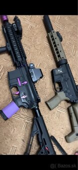 Airsoft M4 FULL Upgrade Brushless motor - okolo 30rps - 4