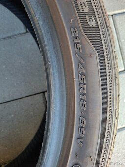 Hankook letne 215/45 R18 89V, DOT 3324 - 4