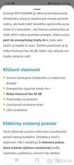 Chladnička s mrazničkou Gorenje - 4