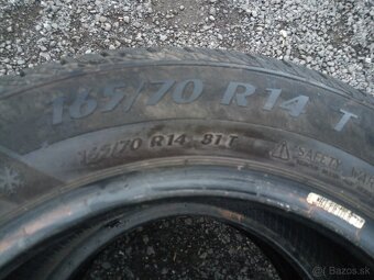 Predam 2ks zimne pneu 165/70R14 Matador - 4