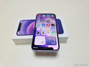 APPLE 12 MINI 64GB,PURPLE,ZDRAVIE BATERKY 100% - 4