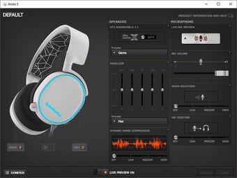SteelSeries Arctis 5 (herné) slúchadlá - 4