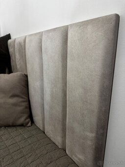 Nová rohová čalúnená posteľ + matrac zdarma (125×200) - 4