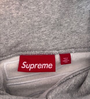 Supreme Grey Applique Hoodie - 4