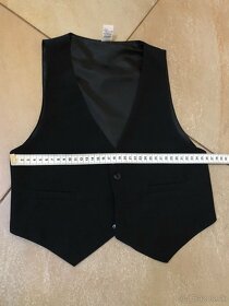 Vestička pre chlapca čierna 134 - 4