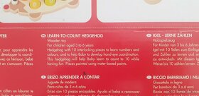 Drevená vkladačka ježko - 4